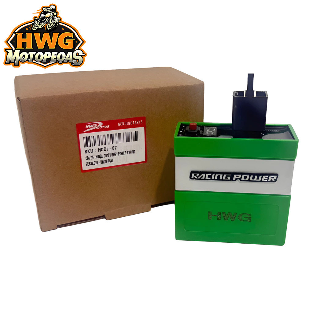 CDI POWER RACING DIGITAL 8 ESTAGIOS HONDA CG125 TODAY 1983/1991 UNIVERSAL