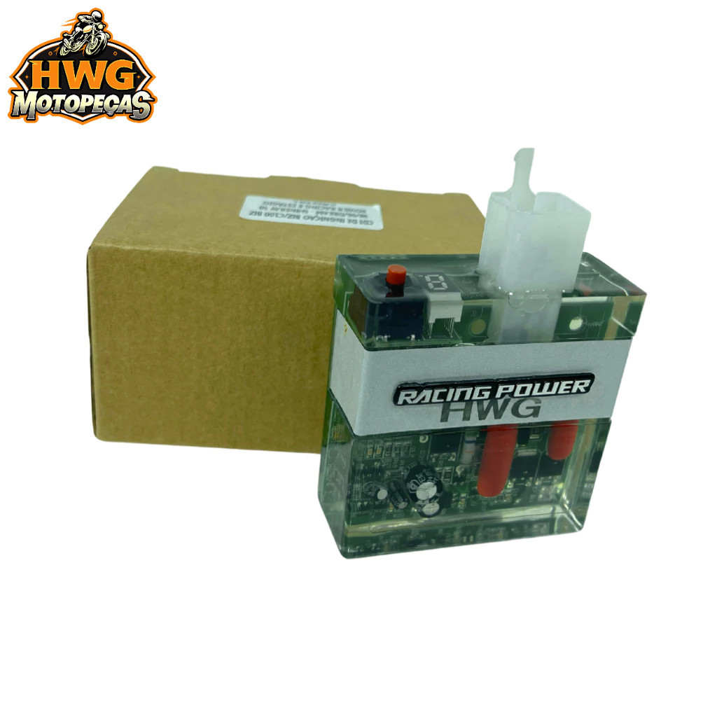 CDI POWER RACING DIGITAL 8 ESTAGIOS HONDA POP BIZ 100 98/06/ SHINERAY 50 CRISTAL