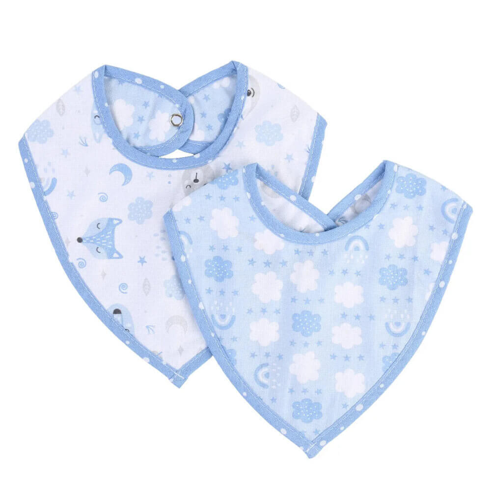 Kit Babador Bandana Baby Gijo Cute Animals - 02 Peças
