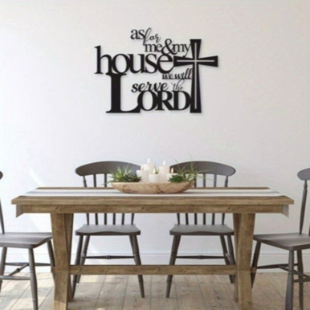 CIFbuy Vintage Farmhouse Cross Canvas Print Arte De Parede Decoração Religiosa Cristã Presente