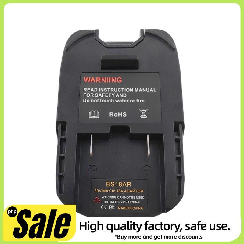 Adaptador De Bateria BS18AR ABS BS18AR Para De Íon-Lítio 18V Conversor De Acessórios De Ferramenta Elétrica 18V/20V