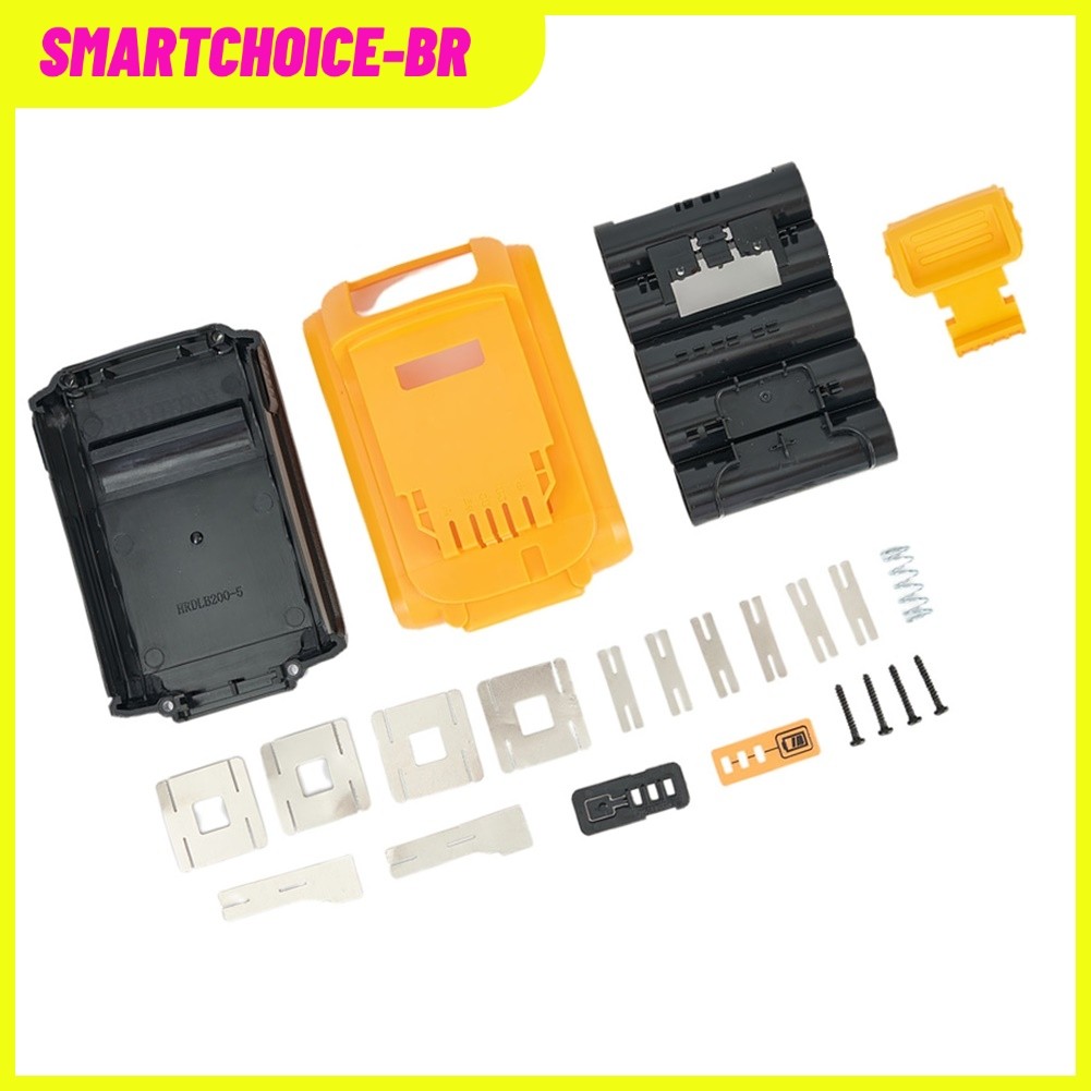Caixa De Plástico Para Bateria De Íon-Lítio SMARTCHOICE Substituição 20V DCB201 , DCB203 , DCB204 , DCB200