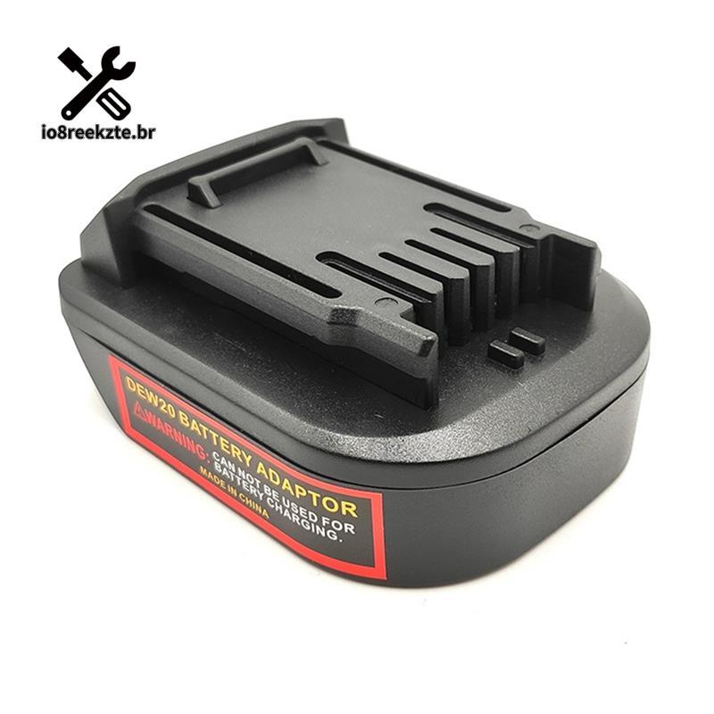 Para Série 18V 20V Adaptador De Alimentação De Perfuração Verde De 5 Pinos Baterias De Íon De Lítio