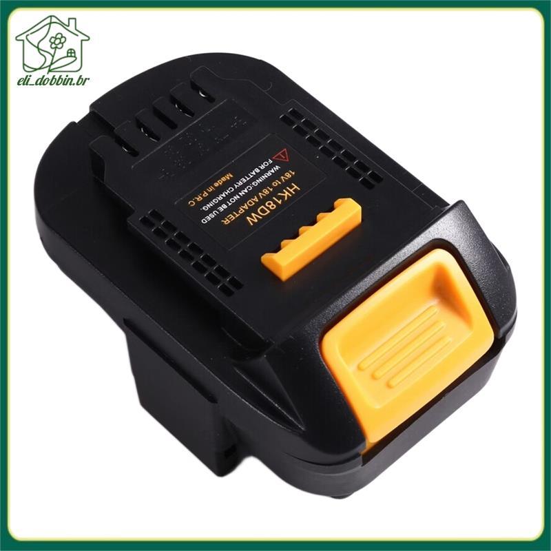 Adaptador De Bateria HK18DW Para Baterias De Íon-Lítio 18V Convertidas Ferramentas Elétricas De 18/20V