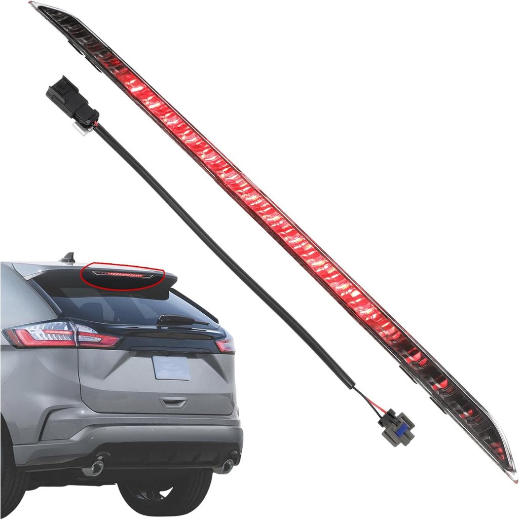 Third Brake Light,3rd Brake Light Assembly fit for Ford Edge 2015-2024, High Mount Stop Light FT4Z13A613A Stop Light Lam