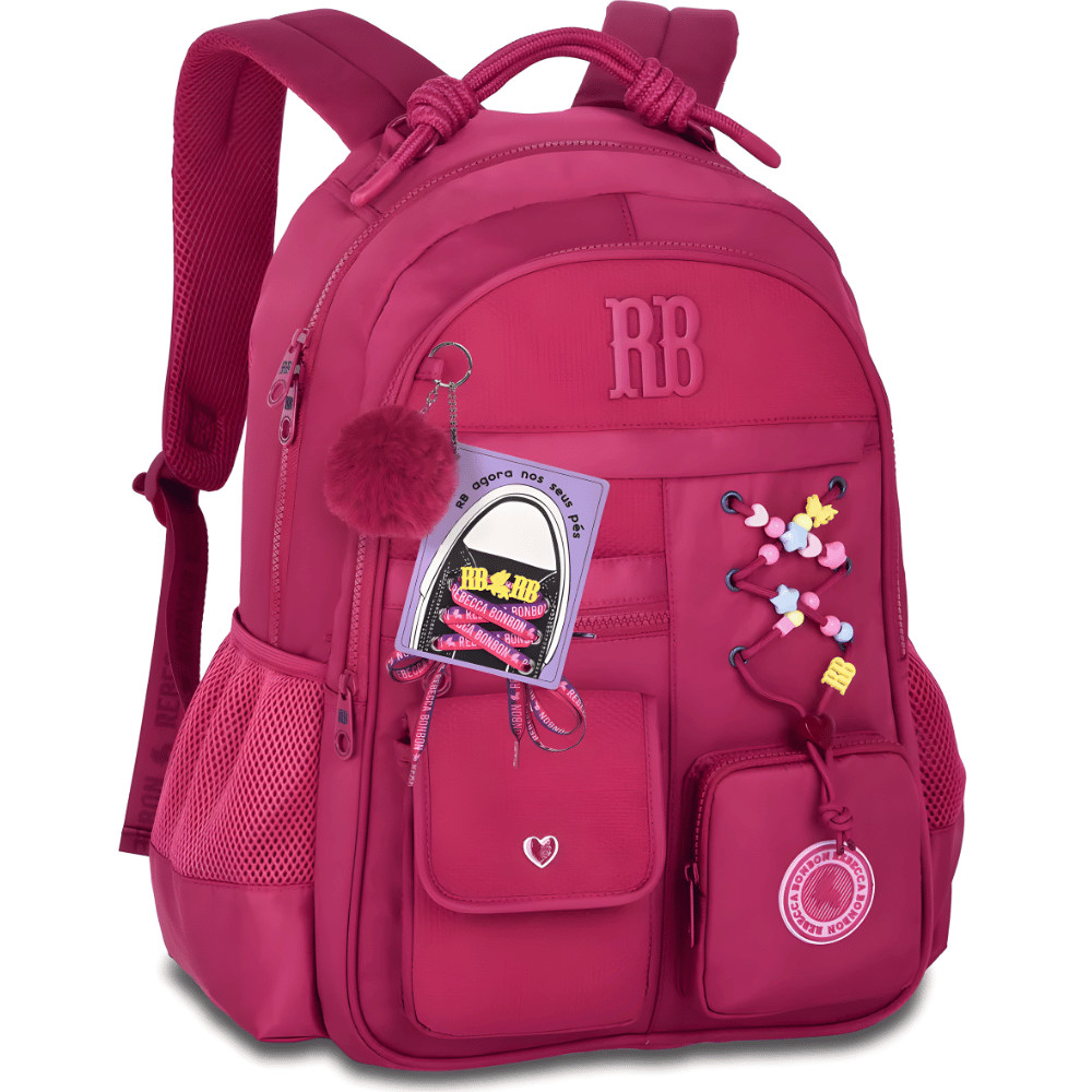 Mochila Rebecca Bonbon Beaded Fun - RB27422 -  ROSA