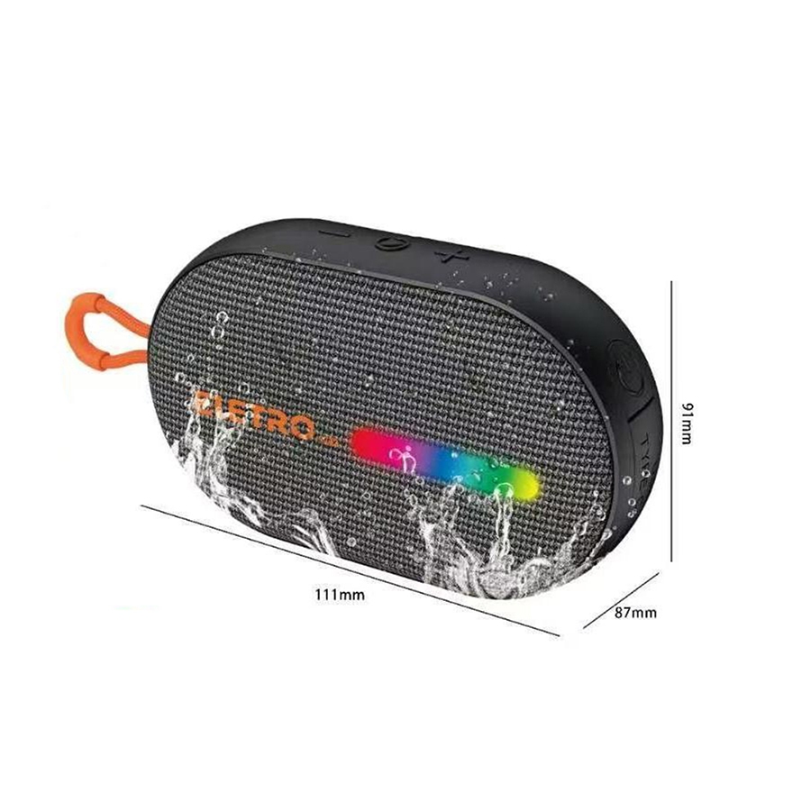 Alto-falante Bluetooth à prova d'água, ótimo para ouvir música portátil ao ar livre, som de alta qualidade