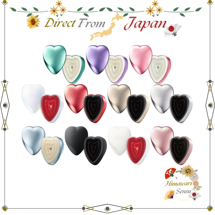 ReFa Heart Brush M Mint Green Purple Pink Aurora White Detangling Hair Brush【 Direct from Japan 】