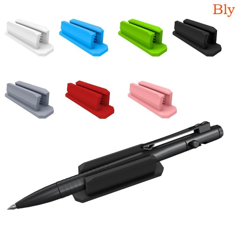 Bly Multiuso Silicone Lápis Clipe Fixado Parede Adesivo Caneta Organizador Suporte Para Escritório Desktop