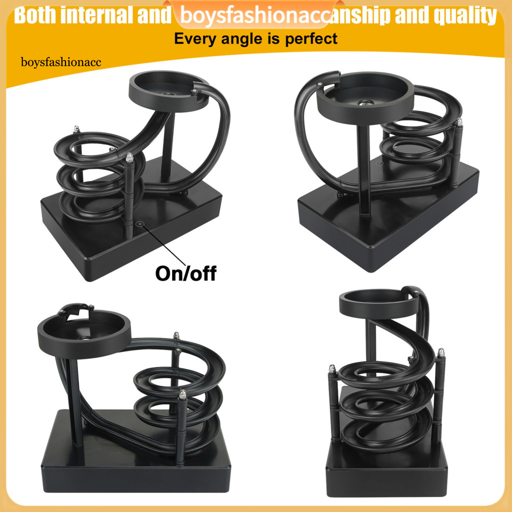 Art Perpetual Motion Desk Toy – Non-stop Rolling Ball Science Gadget Home Office Decoration Stress Relief Desktop for