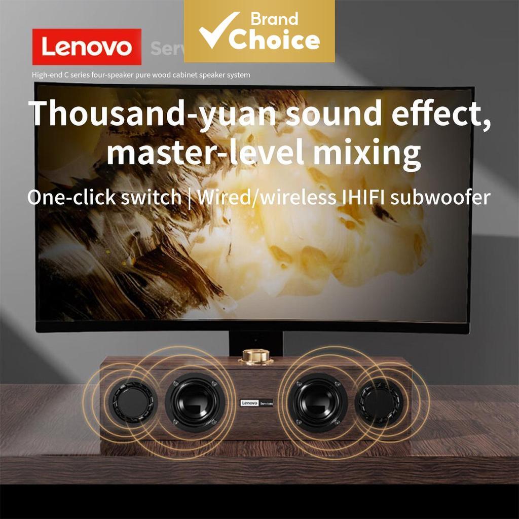 Lenovo C02 Alto-Falante Multimídia Portátil Com Fio Bluetooth Subwoofer Retrô Para Casa TV Computador Pro