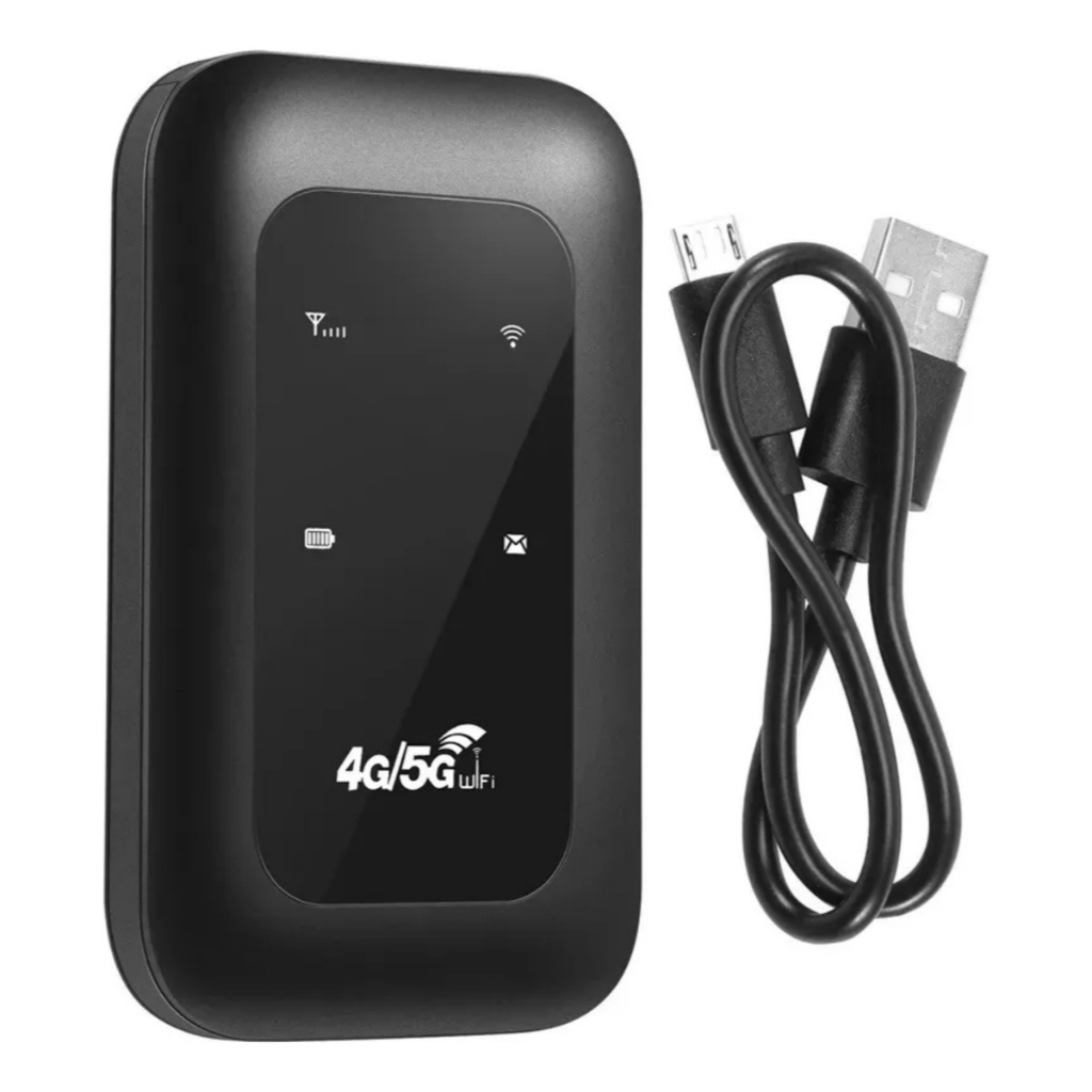 Roteador Wi-fi Portátil Dual Band 4g/3g Lte Ax3000 Com Entrada Para Sim Card, Internet 150mbps