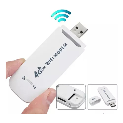 Roteador Wi-Fi 4G LTE, Portátil e Plug and Play Desbloqueado, Chip Livre, Portátil, Internet Rápida, USB NEOXTEK