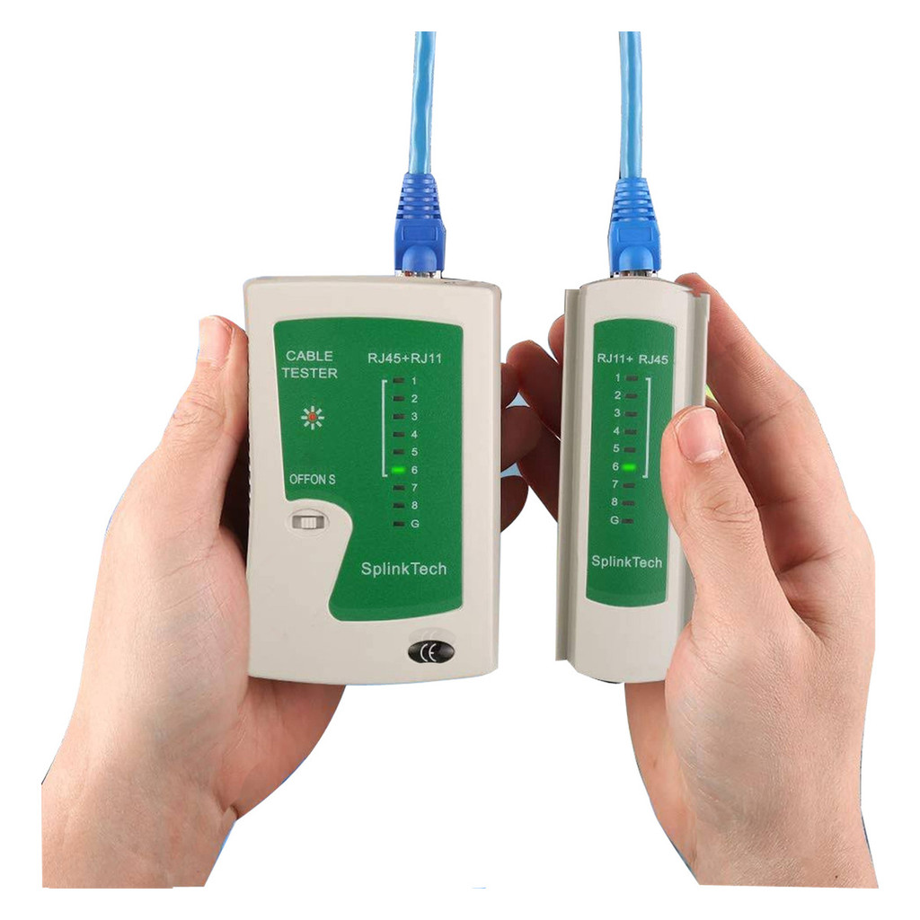 Testador Rj45 Teste Cabo Rede Rj11 Lan Internet Portatil Lan Cat5 Cat6 Rj11 Telefonia