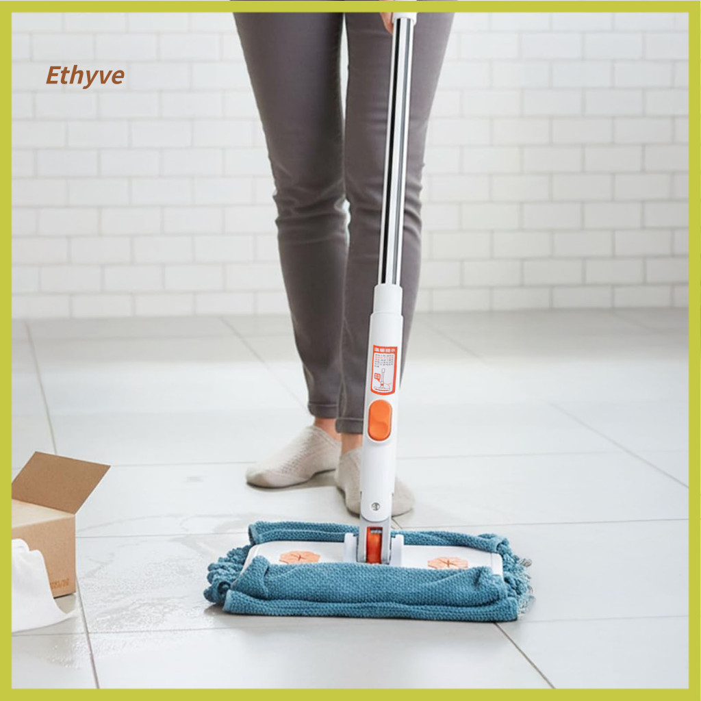 Cloth-changing Mop Grip Locking Head Mini with – Quick Cloth Change Compact Flexible Wet Dry Multi-surface Tool for Ea