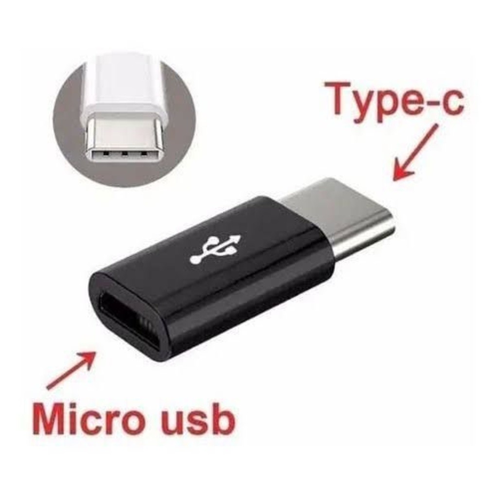 KIT 5 10 15 20 25 Adaptador Micro USB V8 Femea Para Tipo C Macho Original Embalagem Revenda Micro Type-C mini flexible