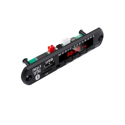 Placa Decodificadora Sem Fio Bluetooth 5.0 DC 12V MP3 WMA Módulo De Áudio USB TF Rádio