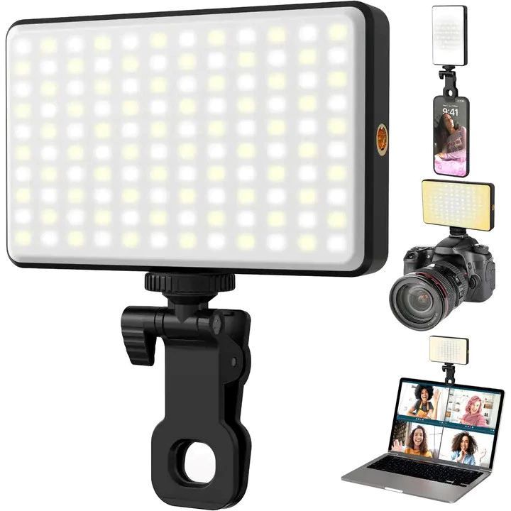 Luz De Preenchimento Rgb Mobile Para Câmera Tablet Celular  Suave Luz , Mini Portátil Bolso LA-158
