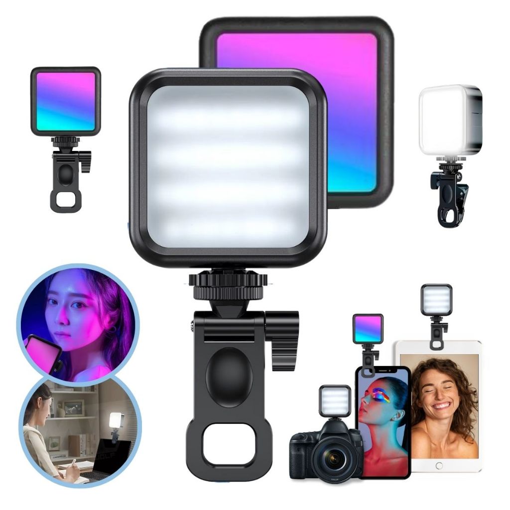 Fotografia Luz De Preenchimento Móvel Câmera Computador Vídeo Ar Livre Suave Luz Mini Portátil Bolso