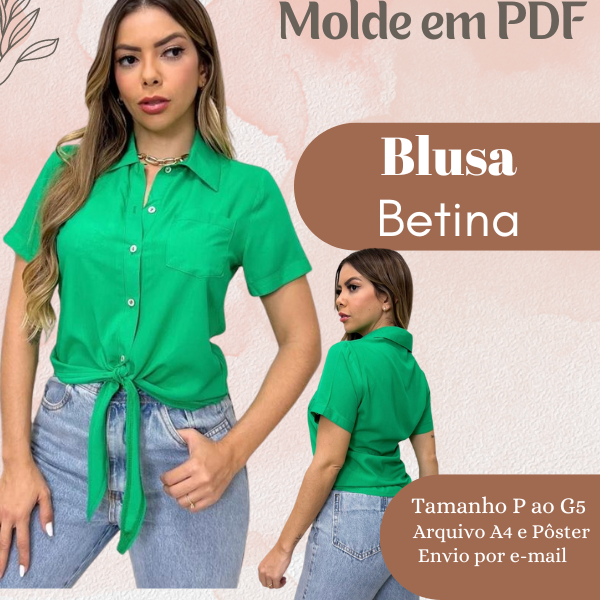 MOLDE EM PDF - BLUSA BETINA
