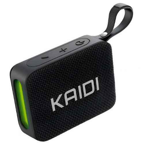 Mini Caixa de Som Bluetooth Kaidi KNC-826 Sem Fio com Luzes LED e Rádio FM