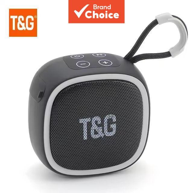 T & G TG659 Alto-Falante Bluetooth Portátil IPX5 À Prova D'água 5.3 TWS Estéreo Baixo Rádio FM TF USB Elite X
