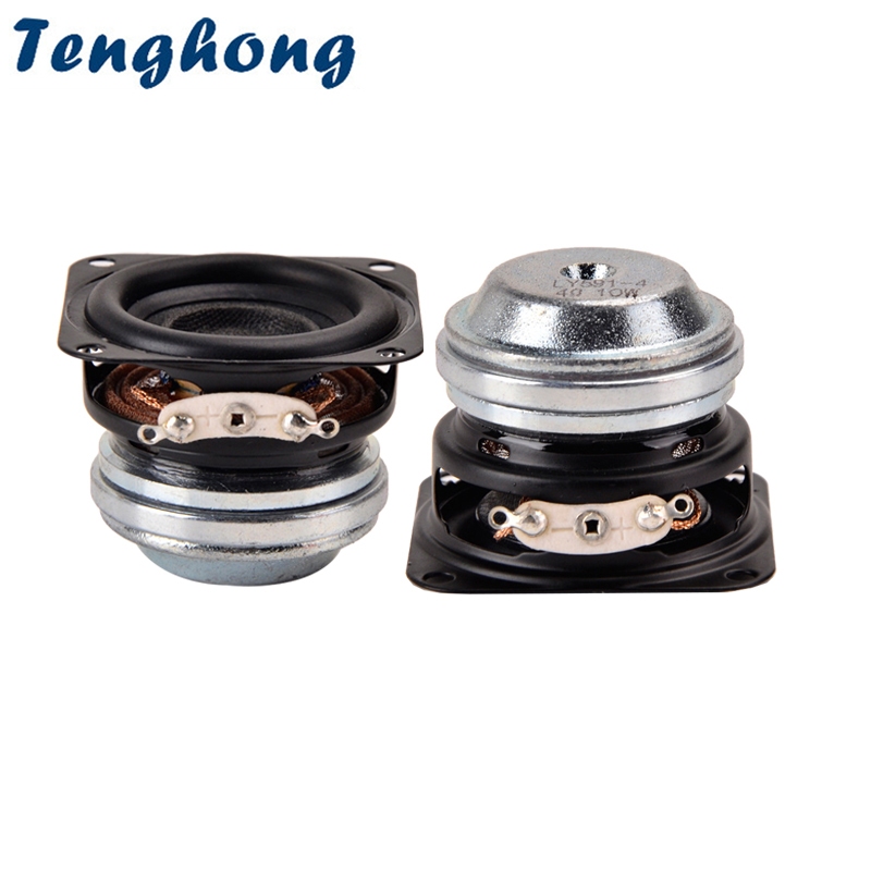 Tenghong 2pcs 1.5 Polegada 40MM Áudio Unidade De Alto-Falante Baixo De Alcance Completo 4 Ohm 10W Bluetooth Para Home Th