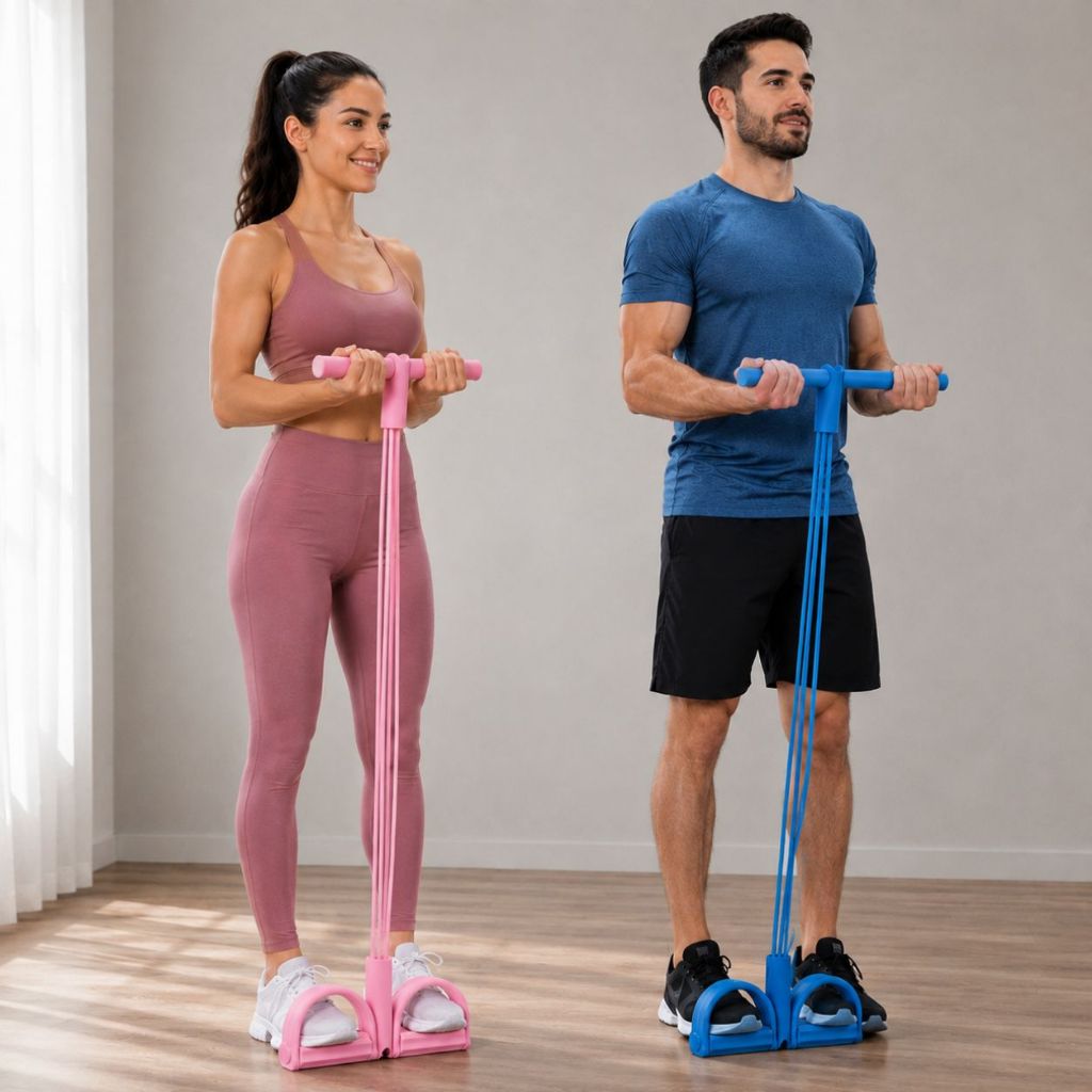 Elástico Extensor de Exercícios Pull Reducer Multi Função Academia Em Casa Uso Profissional