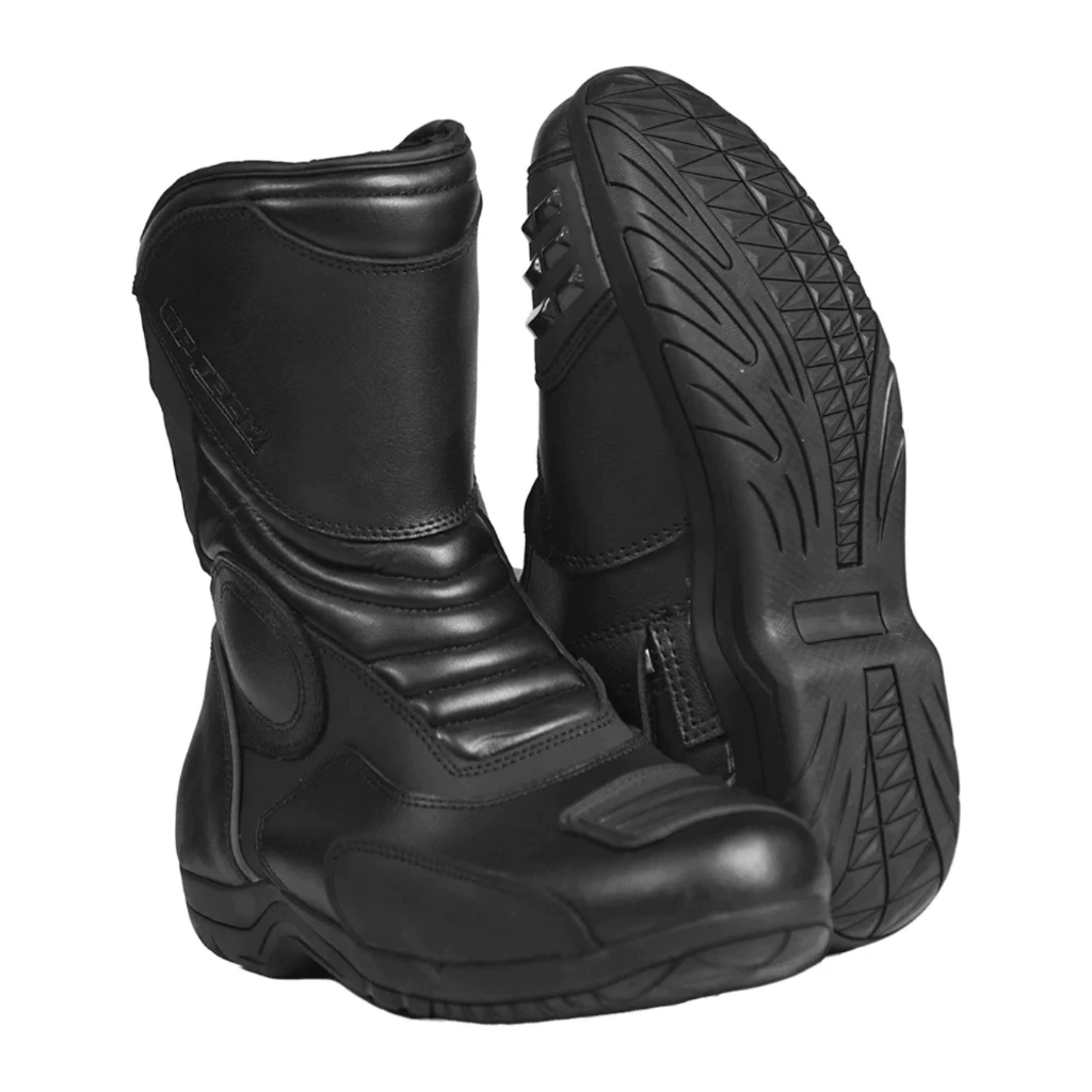 Bota Motociclista GP-Tech Speed Couro Legítimo – Resistente, Confortável, Ideal para Estrada e Viagem