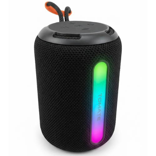 Caixa de Som Portátil Bluetooth Tomate MTS-1019 com LED RGB