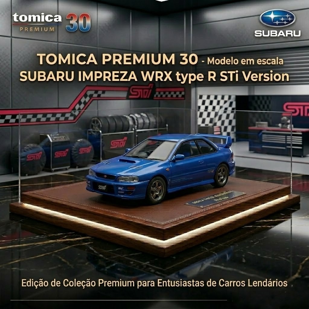 🔥 Tomica Premium 30 Subaru Impreza WRX Type R STi Version - Original 🇯🇵
