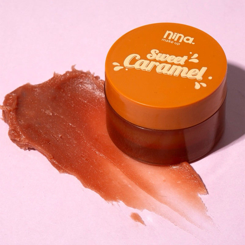 MASCARA LABIAL NOTURNA LIP SLEEP MASK SWEET CARAMEL - NINA MAKEUP