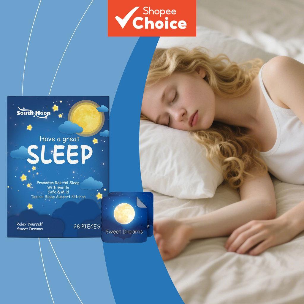 Advanced Sleep Care Patch, cera de abelha e vaselina para um ambiente relaxante, aplicação fácil 28 unidades
