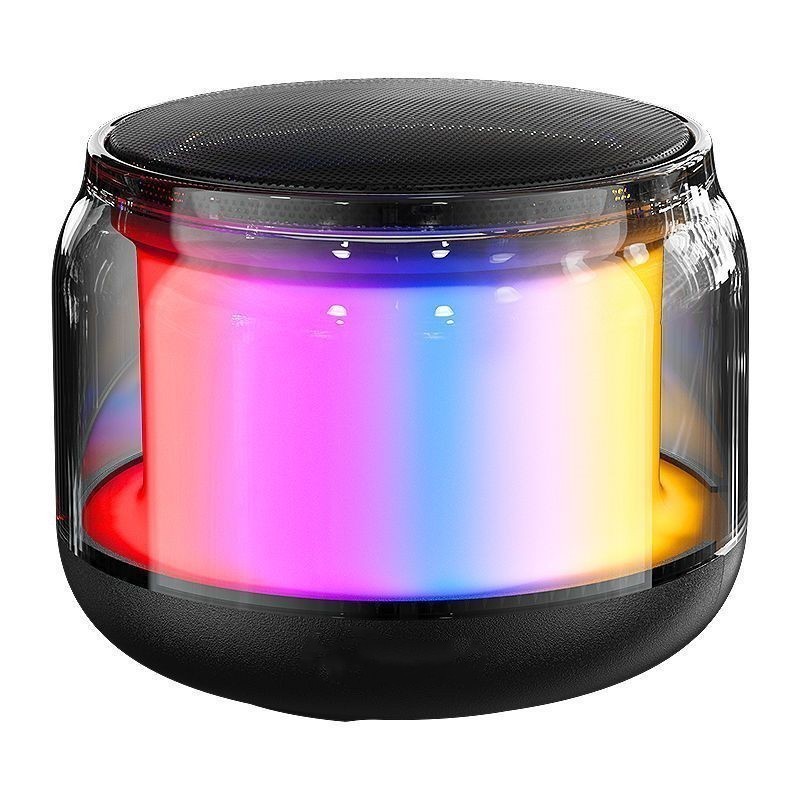 Mini Caixa de som Portátil Bluetooth Com Led Rgb Caixinha Som bateria recarregável