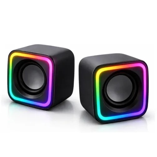 MINI CAIXA DE SOM PARA PC RGB GRASEP D-GP202