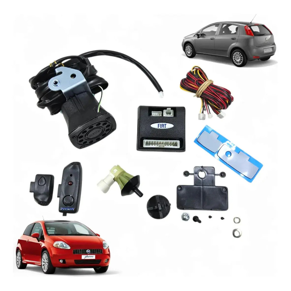 Kit Alarme Anti Furto Punto 2008/2017 Original Fiat