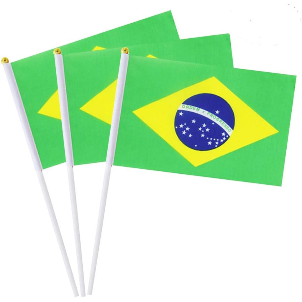 Bandeira do Brasil Grande para Mastro 90x150cm Dupla Face - Resistente Sol Chuva
