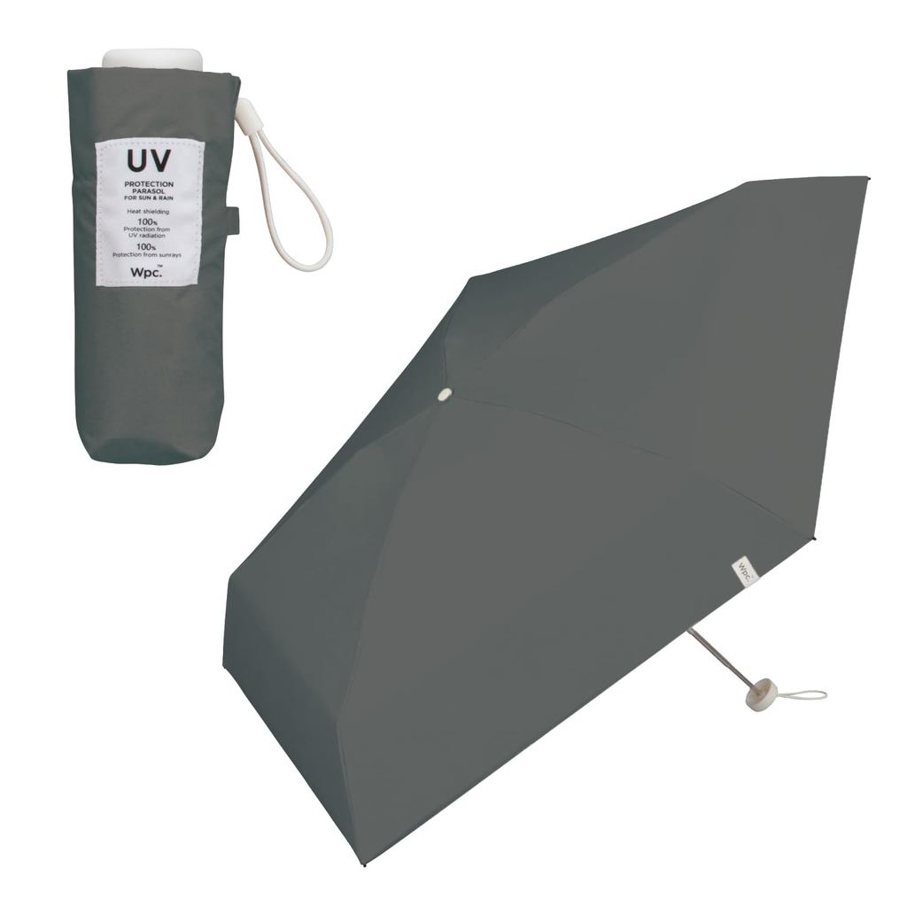 Wpc. Mini Folding Parasol Umbrella for Women - 100% UV Protection & Light Blocking - Compact and Lightweight