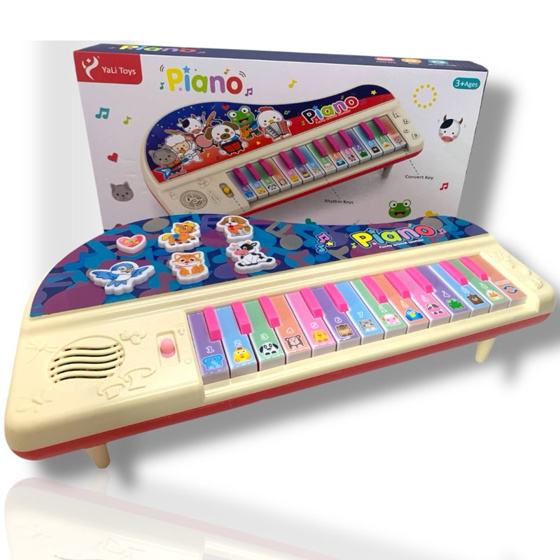 Piano animal Pianinho Infantil Teclado Musical Bebê com pezinhos