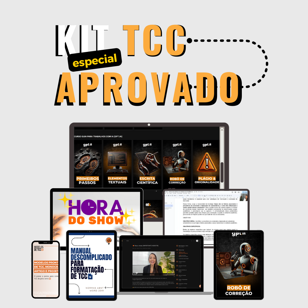 KIT TCCAPROVADO (COMBO 3 EM 1)