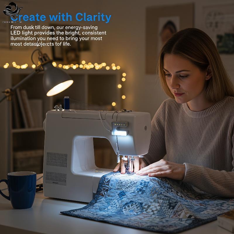 PFG Proteção Para Os Olhos LED Lâmpada De Costura Sem Estroboscópio Goosene Flexível Máquina Quilting Work FG
