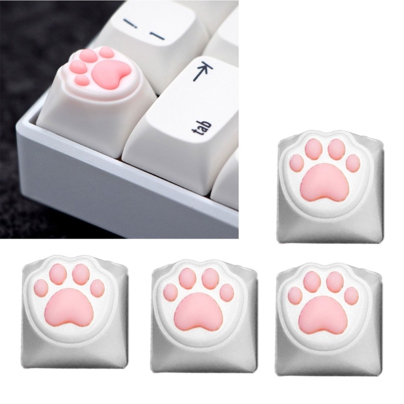 Keycaps ABS Silicone Soft Quiet Typing for Gaming PC Keyboards