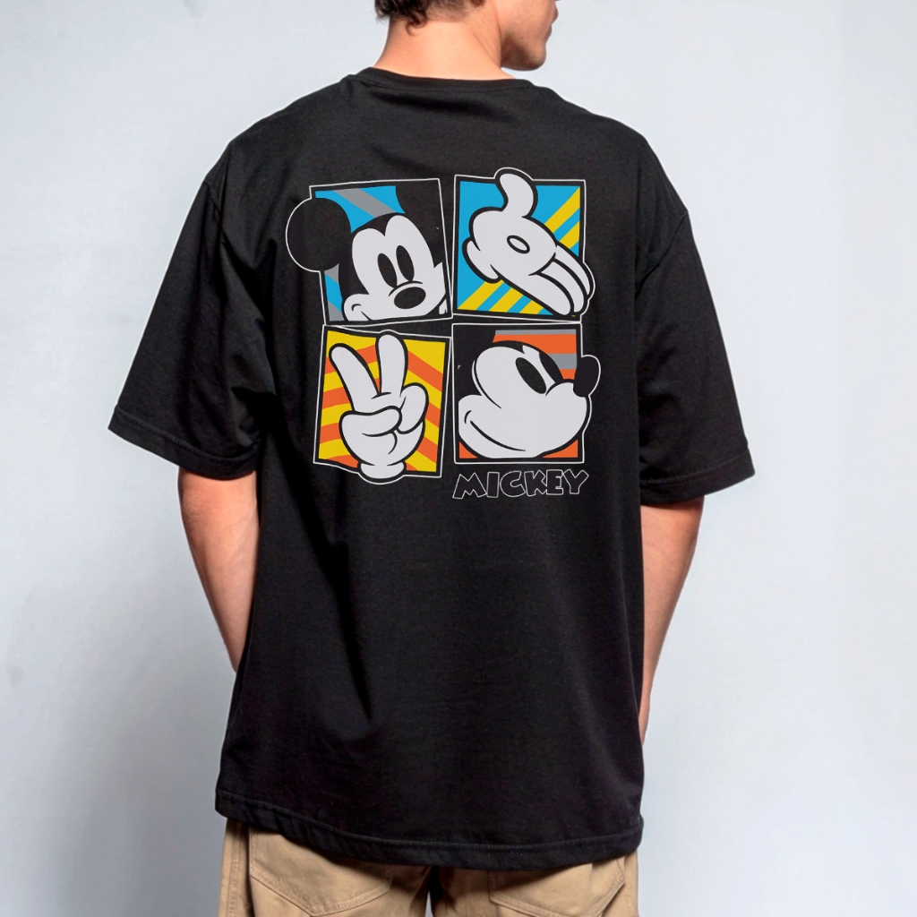 Camiseta Oversized Streetwear Mouse Personagem Algodão  Desenho Série REF 2607 Home Custom