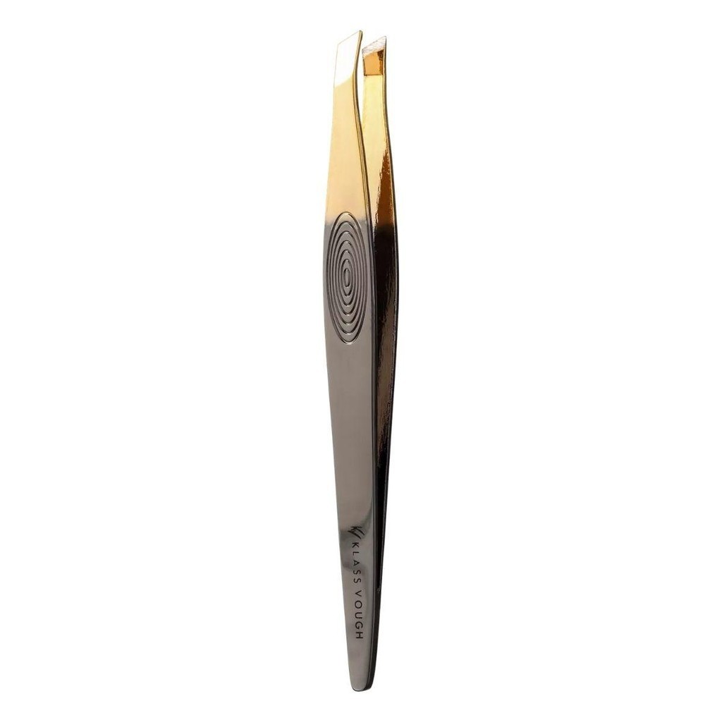 Klass Vough Pinça Ponta Chanfrada Dourada Tw-048hqh