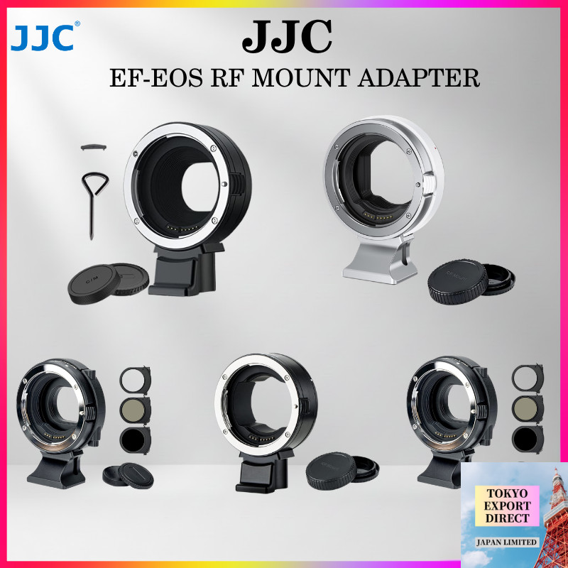 Universal JJC EF-EOS Mount Adapter for Canon EF/EF-S to RF Mount with Autofocus, Auto Aperture, Arca Design, and Removable 1/4