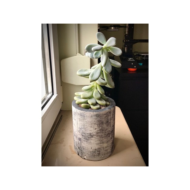 Molde para vaso de concreto modelo Cylindrical