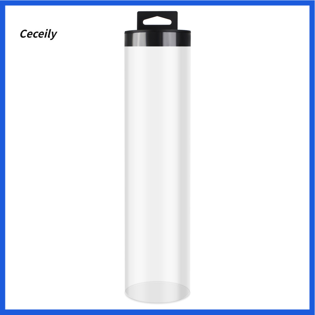 Pickleball Container Sports Ball Storage Box with Lid – Transparent Cylindrical Organizer for Badminton Baseball Tenni