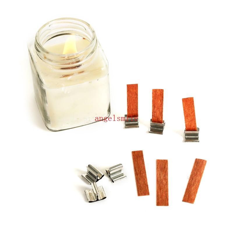 Wicks Base Clip 50pcs Clean Burn Crackling Sound Mesa Jantar