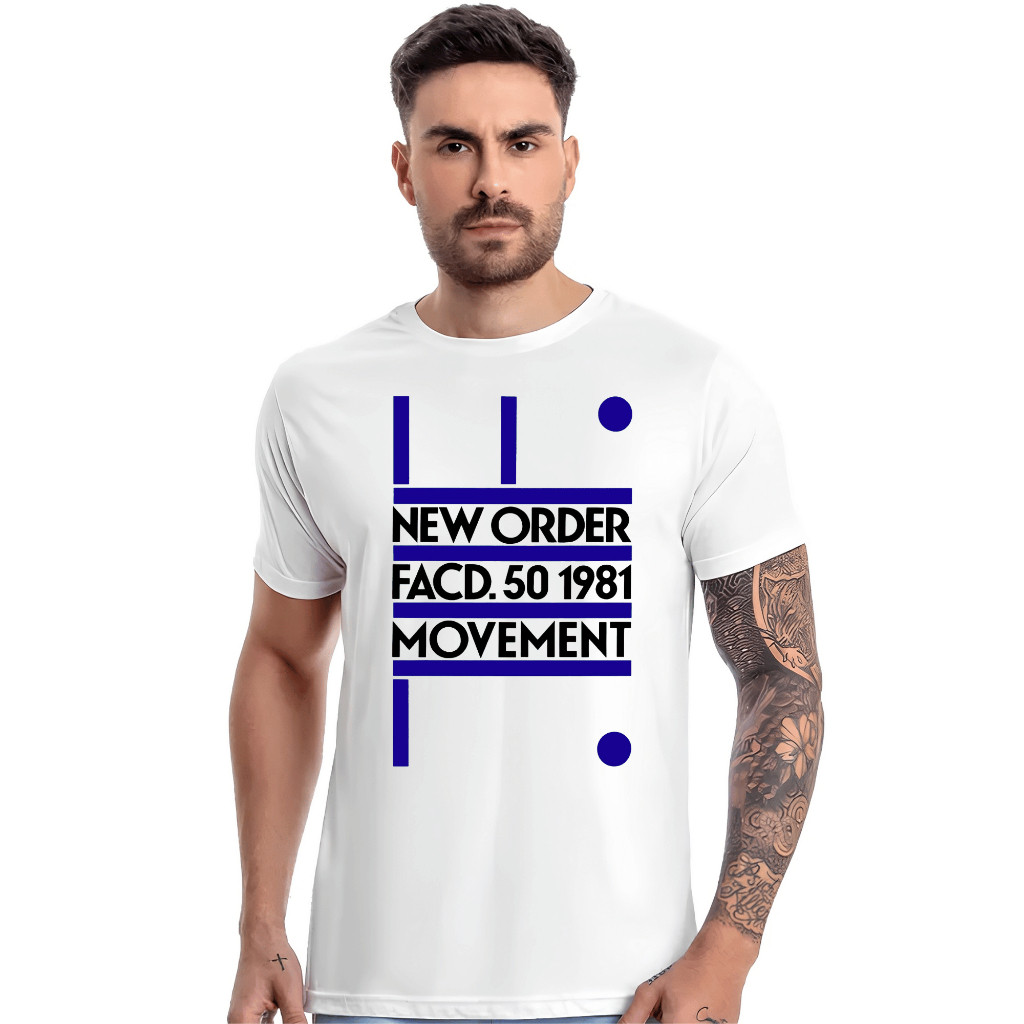 Camiseta banda - New Order Movement, álbum