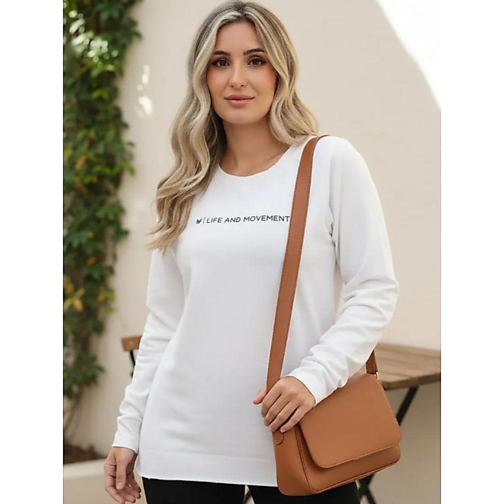 Blusa de Moletom Feminina Corte a Fio Movement